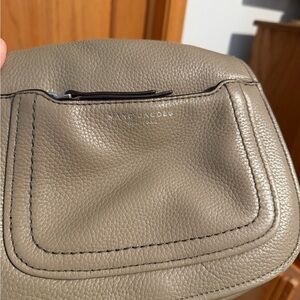 Marc Jacobs Empire City Taupe Leather Crossbody Bag